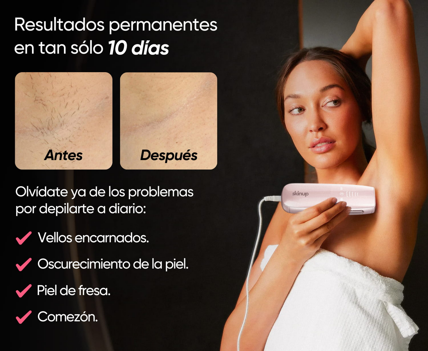 SkinPro | Depiladora Láser Permanente